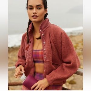 Free People Hit The Slopes Fleece Jacket